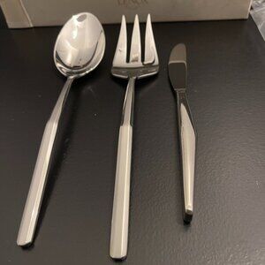 LENOX ACACIA Glossy 3 pc serving set in Box NWT